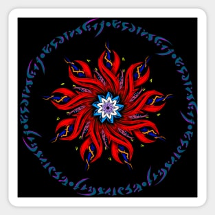 ornament flower Sticker